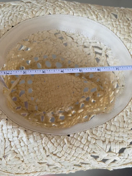 Indie Chic Cowboy Hat - Natural/Combo 100% Paper Adjustable Western Lightweight - Picture 5 of 6